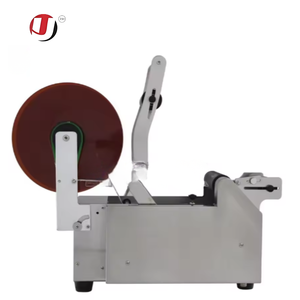 Etiquetadora de Botellas Semiautomática de Acero Inoxidable, Accionada Eléctricamente, para Etiquetar Botellas Redondas de Vidrio para Cosméticos y Vino - Product Image 3