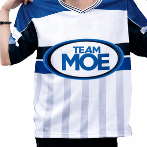 เสื้อฟุตบอลอเมริกันลายทางผ้าตาข่ายสำหรับผู้ชายสุดเทรนดี้ ชุดทีมแบบกำหนดเอง เสื้อซ้อมระบายอากาศดี ผู้ผลิตเสื้อแบบขายส่งพร้อมรับผลิตแบรนด์ส่วนตัว - Product Image 6