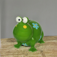Boîte à monnaie en résine en forme de grenouille personnalisable, tirelire de style Feng Shui unique, cadeau d'affaires pour enfants