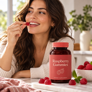 Gummies à la framboise en marque privée OEM, 60 unités, complément alimentaire, formule personnalisée, logo personnalisé - Product Image 3