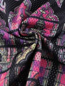 Camiseta Gráfica Oversize de Malla Rosa Personalizada Unisex para Fútbol Americano, Estilo Urbano, Transpirable, Proveedor OEM al por Mayor - Product Image 6