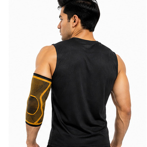 Protège-coudes pour hommes, manchons de protection, soutien pour le sport, l'entraînement, la gym, la musculation, respirants, flexibles, protège-coudes personnalisés - Product Image 3