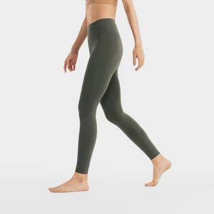 Leggings de yoga simples pour femmes, taille haute, couleur unie, longueur intégrale, sans couture, respirants, séchage rapide, grande taille, pantalon de fitness - Product Image 3