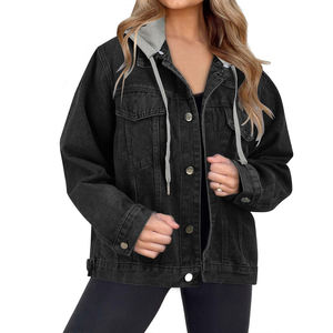 Custom Made Unisex Long Sleeve Denim Jacket Coated <b>Stand</b> Collar Breathable Winter Low MOQ OEM Services Custom Sizes Available - Product Image 6