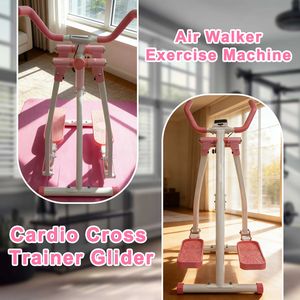 Air <b>Walk</b> Foldable Cardio Cross Trainer Glider Full Body Low Impact Elliptical <b>Machine</b> with LCD Display for Home Exercise - Product Image 2