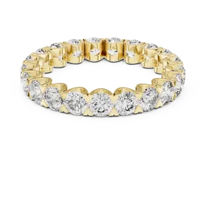 Anillo de Eternidad Completo con Diamantes Cultivados en Laboratorio, Engaste Compartido, 2.73ctw, Oro Sólido de 10K, 14K, 18K, Unisex, Certificado IGI, Joyería Fina - Product Image 1