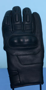 Gants de moto d'hiver légers et imperméables en cuir véritable noir OEM ODM avec protection rigide des articulations pour usage extérieur - Product Image 4