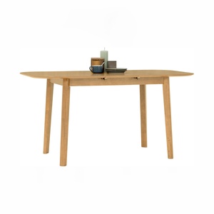 Versatile Expanding 4 to 6 Seaters <b>Dining</b> <b>Table</b> for Small Spaces Natural Wood Grain Finish Flat-Pack Design for Retailers - Product Image 6