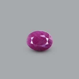 African Ruby 6.85 Carat Loose Gemstone Oval Emerald Cut for Fine Jewelry - Product Image 1