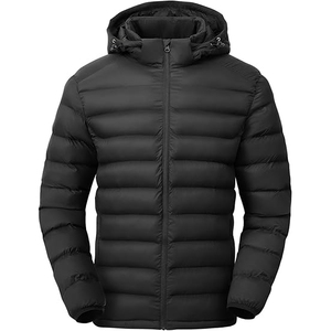 Rhinestone Studded Hooded Puffer Coat Quilted Winter <b>Jacket</b> For Women - Product Image 1