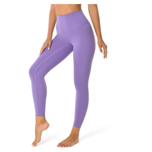 Women's High Waist Lift Yoga <b>Leggings</b> Brushed Seamless Sculpting Stretch <b>with</b> Hidden Waist <b>Pocket</b> Workout Fitness Knitted Pants - Product Image 5