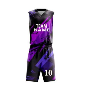 Maillots de basket-ball personnalisés avec broderie haut de gamme, dernier design - Product Image 1