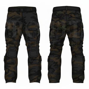 Custom Clothing Camouflage <b>Cargo</b> Pants Manufacturer <b>Men</b> Outdoor Work Trousers High Quality Multi Pocket Casual Utility Pants - Product Image 2