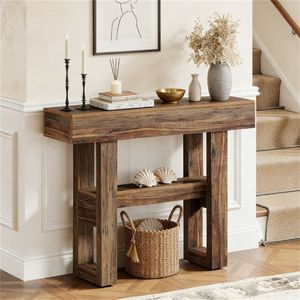 Main Control <b>Console</b> <b>Table</b> with Storage Space for Use As a <b>Sofa</b> <b>Table</b> Entrance Desk or Storage Desk - Product Image 4