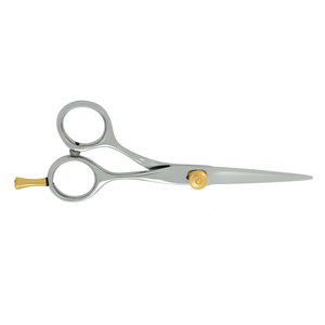 Tijeras de Barbero Profesionales Recién Llegadas, Color Dorado Personalizado, Tornillo de Ajuste, Acero Inoxidable de Alta Calidad, Afiladas, para Mano Derecha - Product Image 6
