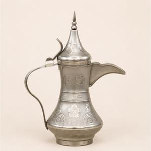Handmade Traditional Arabic Coffee Pot Dallah Premium Embossed Metal Qahwa Kettle Luxury Middle Eastern <b>Teapot</b> For Home - Product Image 3