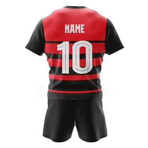 Uniforme de rugby con bordado de logotipo personalizado, transpirable, elegante, fresco y cómodo. - Product Image 2