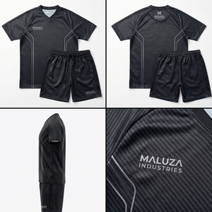 Conjunto de Entrenamiento de Fútbol Premium, Camiseta y Pantalones Cortos, Uniforme Deportivo Transpirable, Ropa Deportiva para Equipos de Fútbol, MALUZA INDUSTRIES - Product Image 6