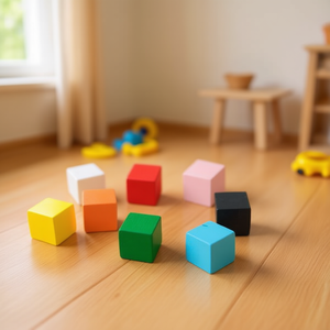 Cubi di legno Ilan 20 mm 16 pezzi blocchi da costruzione colorati per bambini - Product Image 2
