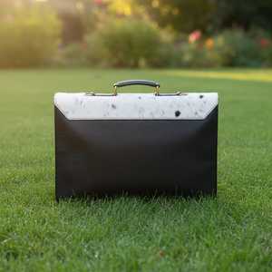 Bolso de Cuero Genuino Premium Vintage para Portátil, Maletín de Negocios, Bandolera Multifunción - Product Image 5