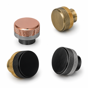 Brass copper <b>gold</b> <b>knobs</b> Textured grip <b>cabinet</b> handles Durable modern hardware Round minimalist <b>cabinet</b> <b>knobs</b> - Product Image 3