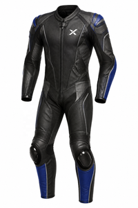 Flexible Mobility Racing One-Piece Leather Motorcycle <b>Suit</b> | Black Blue <b>Red</b> | OEM ODM Manufacturer | Premium Design Quality | - Product Image 1