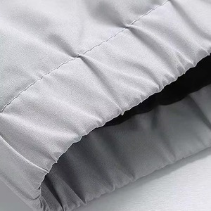 Chaqueta Cortavientos Personalizada OEM para Hombre, Chaqueta Cortavientos de Nailon de Moda Urbana para Unisex en Color Sólido - Product Image 3