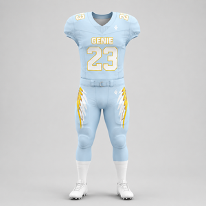 Uniforme de Fútbol Americano Transpirable para Equipos Deportivos con Marca Personalizada, Directo de Fábrica, el Más Vendido - Product Image 1