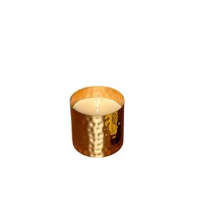 <b>Set</b> Of 2 Modern Hammered Metal <b>Scented</b> <b>Candle</b> Jars Gold & Copper Finish Decorative Home Decor <b>Gift</b> <b>Set</b> At Reasonable Price - Product Image 5