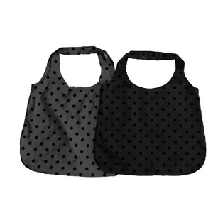 Sac à main léger à texture unique à pois, sac fourre-tout coréen de niche à pois grande capacité - Product Image 4