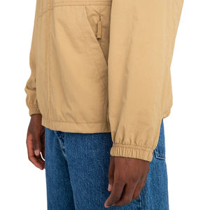 <b>Men</b> Hooded Windbreaker <b>Jacket</b> Lightweight Casual Zipper Front Solid Color Polyester Autumn Wear - Product Image 4