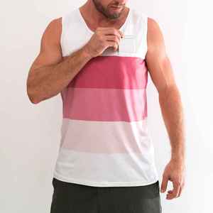 Chemises de sport sans manches en coton pour hommes, débardeurs respirants pour la musculation, gilet léger d'été - Product Image 4