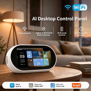Panel de Control Inteligente para el Hogar con Pantalla Táctil Integrada Alex, Hub de Sobremesa con Gateway Multimodo y Control IR Universal - Product Image 1