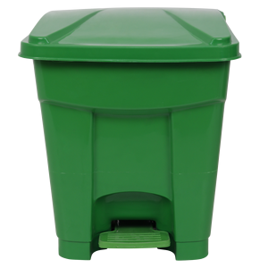 Black Rectangular Plastic Bio-Hazard Waste <b>Bin</b> with Foot Pedal for Medical Hospital Use - Product Image 5