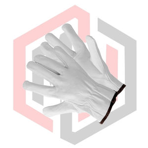 Guante de Trabajo para Conductor, Hecho de Cuero Granulado, Antideslizante, Resistente a Desgarros, Transpirable, Sin Silicona, Anticorte, Antiestático, Personalizable - Product Image 4