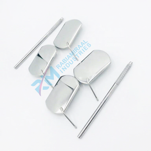Silver Shiny Stainless Steel <b>Square</b> Shape Eyelash Extension <b>Mirror</b> / Lash <b>Mirror</b> Private Label Professional Beauty Tool - Product Image 3