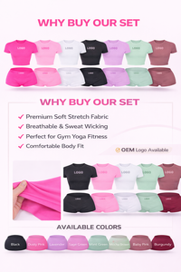 Leggings con Logotipo Bordado Personalizado, Conjuntos Deportivos para Mujer, Conjuntos de Ropa Informal para Mujer, Ropa Deportiva Modal, Conjunto de Dos Piezas para Mujer - Product Image 6