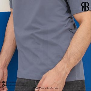 รูบาบูลเสื้อยืดคอกลมแขนสั้นสีเทาสำหรับผู้ชาย ทรงปกติ ผ้าเจอร์ซีย์ลำลอง ผ้าฝ้าย สีพื้น เสื้อยืดคุณภาพสูงสำหรับทุกเพศ - Product Image 5