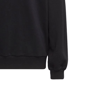 Top Selling Blank Quality <b>Fleece</b> Oversized Custom Print Logo Minimalist Crewneck Solid <b>Black</b> Sweatshirt Korean Street Style - Product Image 6