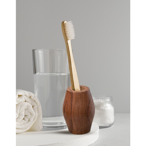 Newly Design Wall Mounted Acacia Wood Toothbrush Holder For <b>Bathroom</b> Customised Design At Under Your Budget - Product Image 5