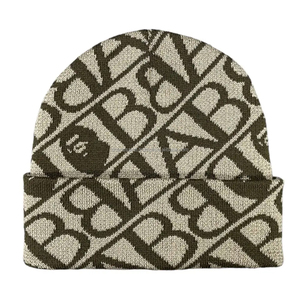 Sur l'ensemble des bonnets à motif jacquard logo personnalisé - Product Image 4