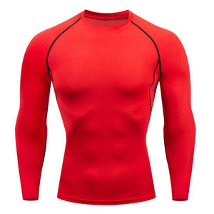 Men's Long Sleeve Rash Guard Sportswear Customized Size Quick Dry <b>Compression</b> <b>Shirt</b> Made of Polyester Low MOQ From Factory - Product Image 4