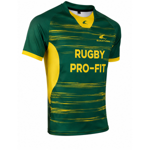 Camiseta de Rugby Profesional para Hombre, Sublimada, Manga Corta, Cuello en V, Ajustada, Transpirable, para Todas las Temporadas, Poliéster y Elastano - Product Image 3