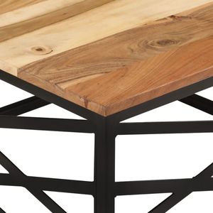 Tavolino da Caffè in Legno di Acacia Marrone Resistente di Media Durata - Product Image 3