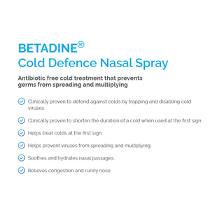 สเปรย์พ่นจมูกเบตาดีน โคลด์ ดีเฟนซ์ 20 มล. - Product Image 4