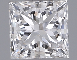 Diamant de laboratoire de 0,53 carat, taille princesse, VVS2, excellente taille, idéal pour la joaillerie - Product Image 4