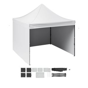 Carpa Plegable Portátil de 10x10 Pies con Paredes Laterales Extraíbles, Gazebo Instantáneo con Bolsa con Ruedas, Resistente a los Rayos UV e Impermeable - Product Image 1
