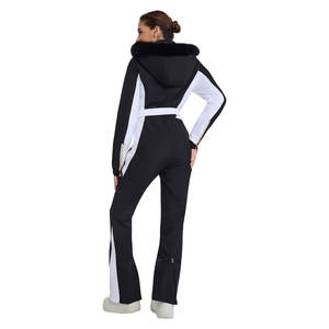 Traje de esquí para mujer, mono de una pieza, ajustado, aislado, impermeable y cortavientos, para snowboard y esquí en invierno - Product Image 6