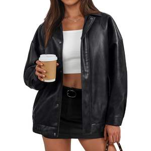 Custom Queen <b>Womens</b> Winter Coats Oversized Sheep Skin <b>Bomber</b> Motorcycle <b>Jackets</b> with Zip Customizable Logo <b>Varsity</b> Style - Product Image 6