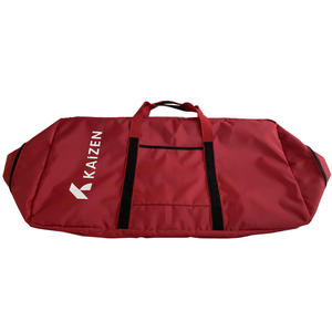 Bolsa de Lona Roja TITAN TREAD WEAR con Ribete Negro y Asa Superior, Bolsa de Viaje y Gimnasio de Gran Capacidad - Product Image 2
